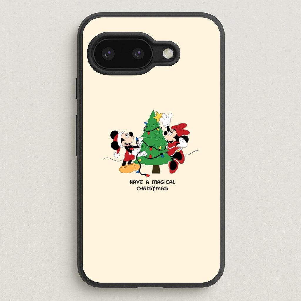 Festive Fairytale Mice - Christmas - Christmas Phone Case for Google Pixel 9a