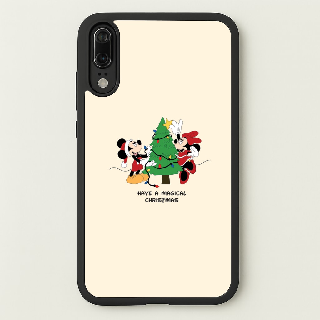 Festive Fairytale Mice - Christmas - Christmas Phone Case for Huawei P20