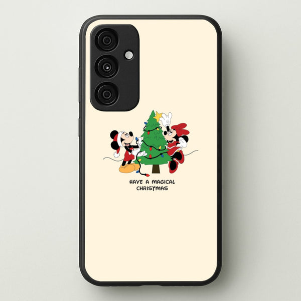 Festive Fairytale Mice - Christmas - Christmas Phone Case for Galaxy A35