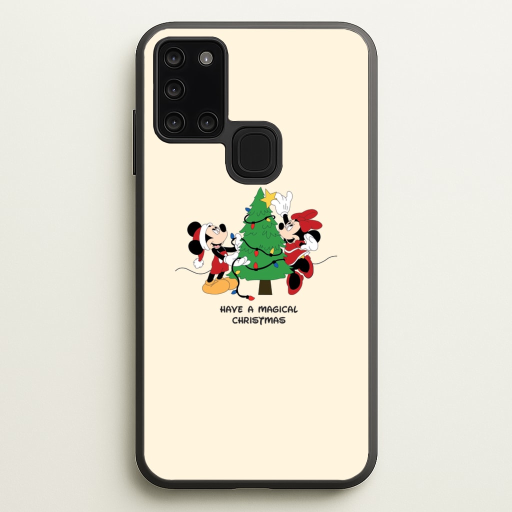 Festive Fairytale Mice - Christmas - Christmas Phone Case for Galaxy A21s