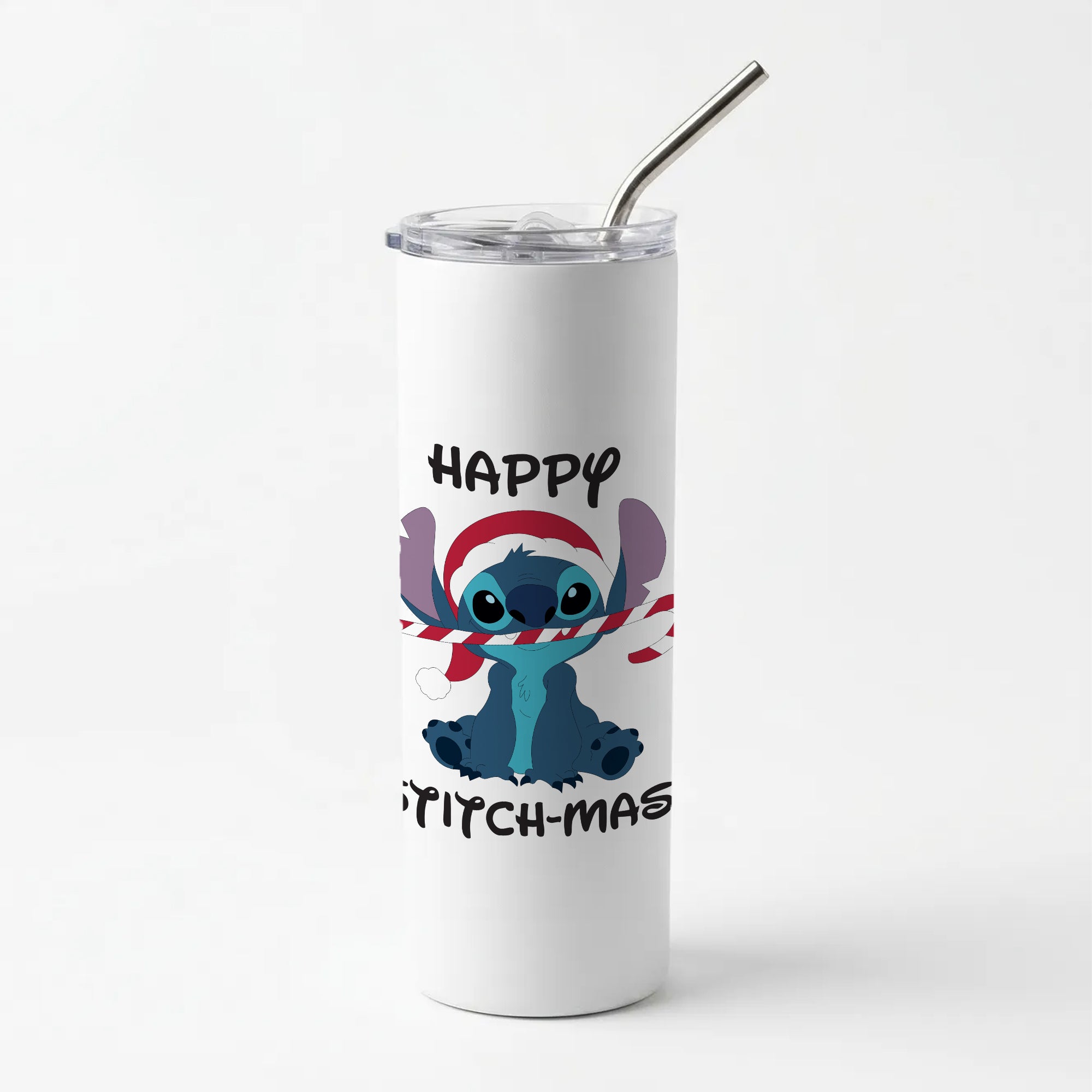 Happy Blue Alienmas - Christmas Skinny Tumbler