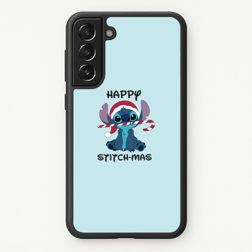 Happy Blue Alienmas - Christmas - Christmas Phone Case for Galaxy S21FE