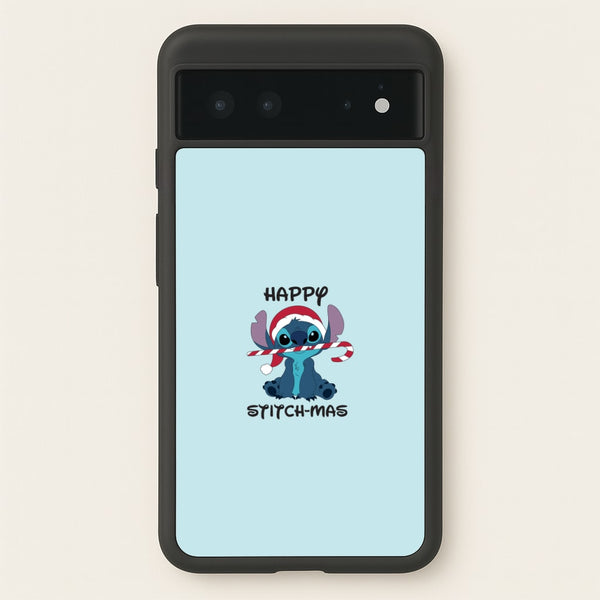 Happy Blue Alienmas - Christmas - Christmas Phone Case for Google Pixel 6