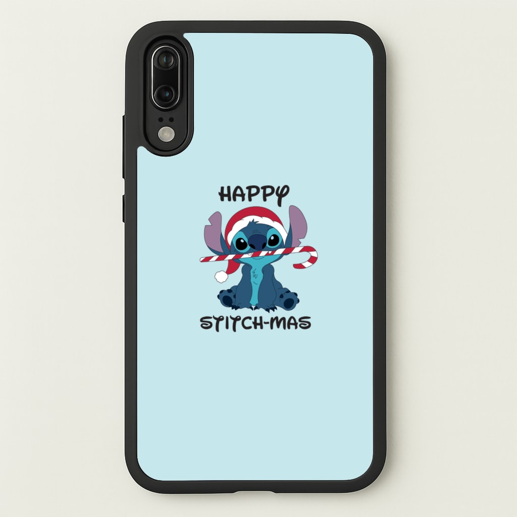 Happy Blue Alienmas - Christmas - Christmas Phone Case for Huawei P20