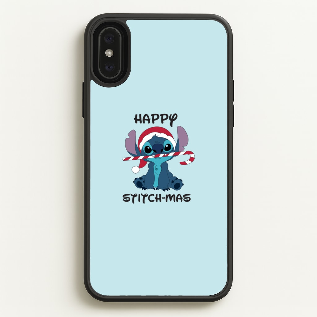 Happy Blue Alienmas - Christmas - Christmas Phone Case for iPhone XS Max
