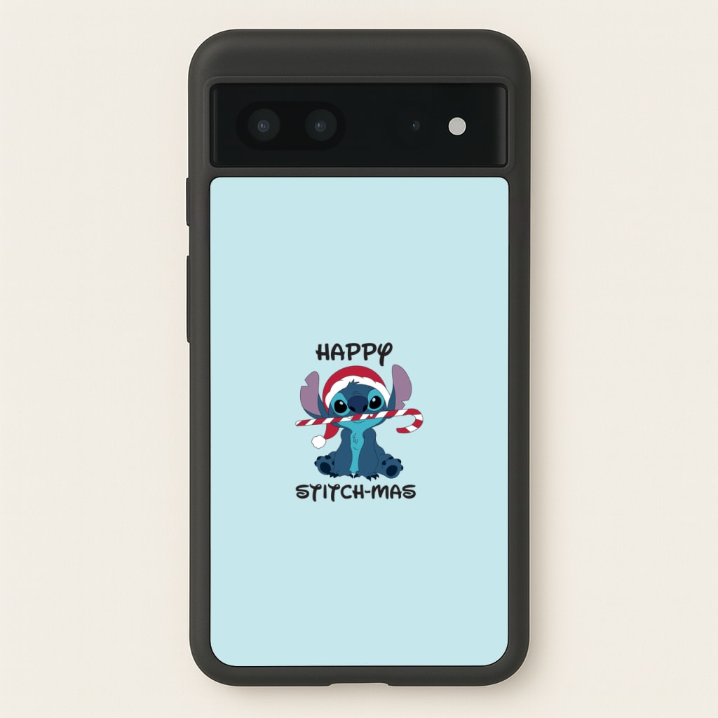 Happy Blue Alienmas - Christmas - Christmas Phone Case for Google Pixel 7