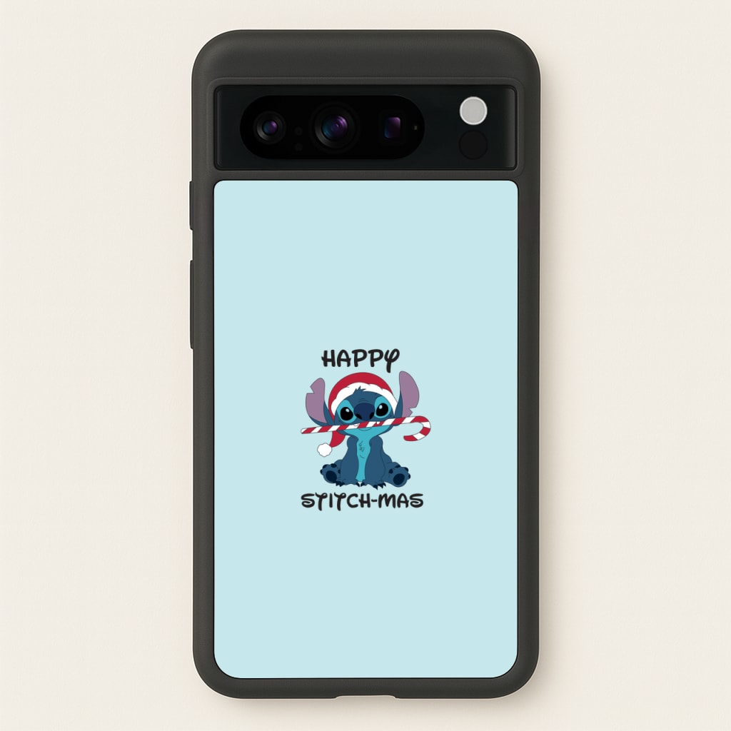 Happy Blue Alienmas - Christmas - Christmas Phone Case for Google Pixel 8 Pro