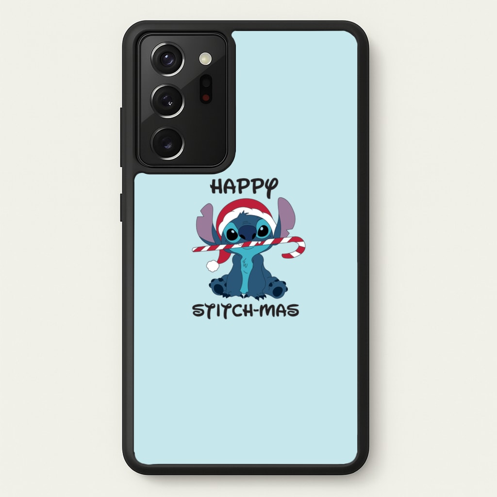 Happy Blue Alienmas - Christmas - Christmas Phone Case for Galaxy Note 20 Ultra