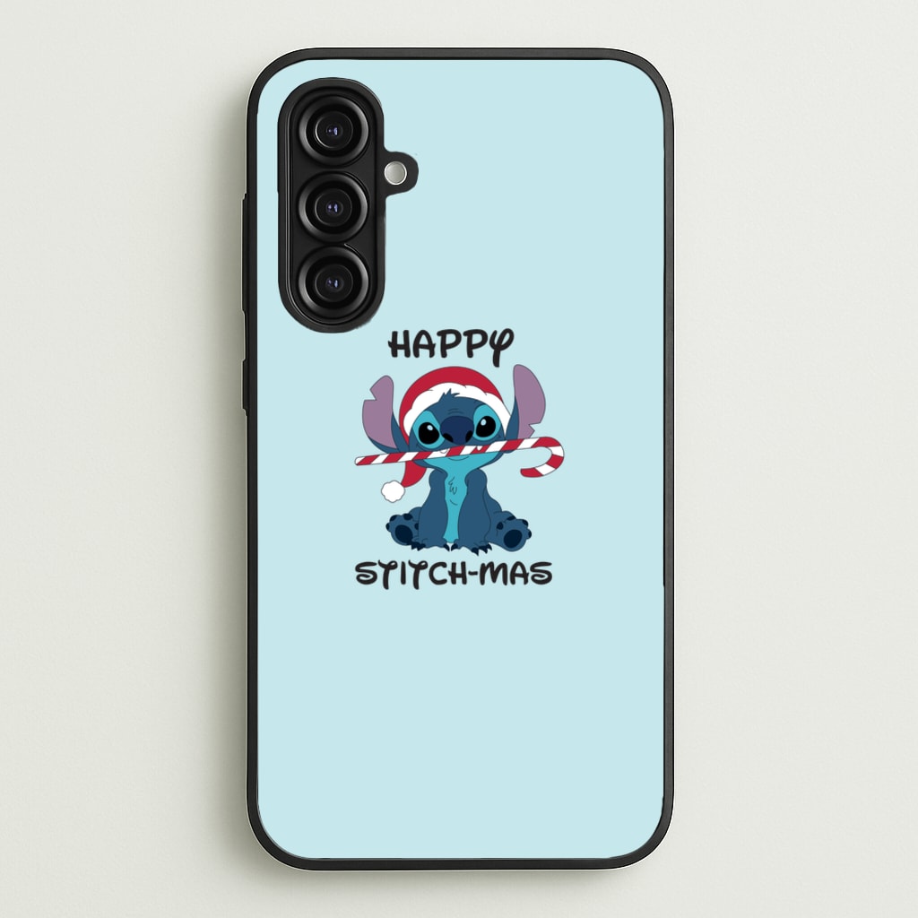 Happy Blue Alienmas - Christmas - Christmas Phone Case for Galaxy A16