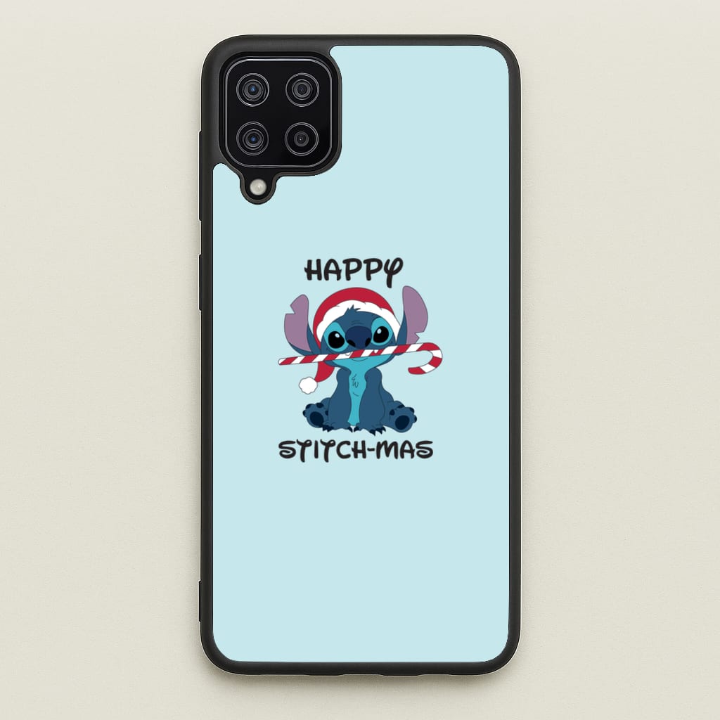 Happy Blue Alienmas - Christmas - Christmas Phone Case for Galaxy A12