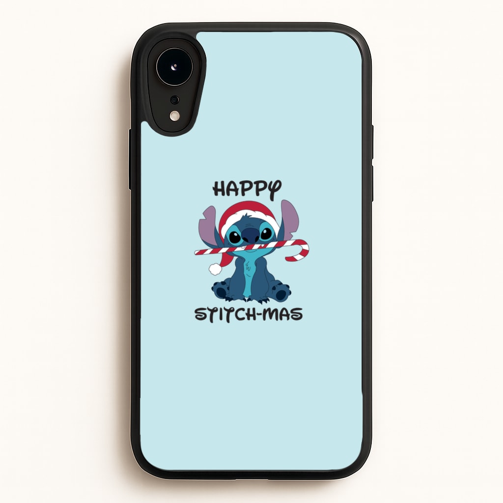 Happy Blue Alienmas - Christmas - Christmas Phone Case for iPhone XR