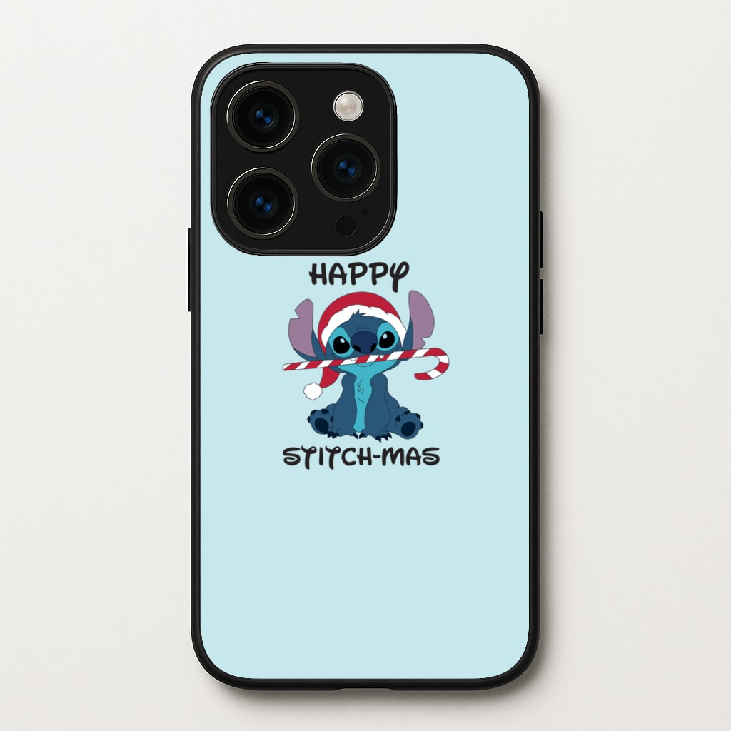 Happy Blue Alienmas - Christmas - Christmas Phone Case for iPhone 15 Pro Max