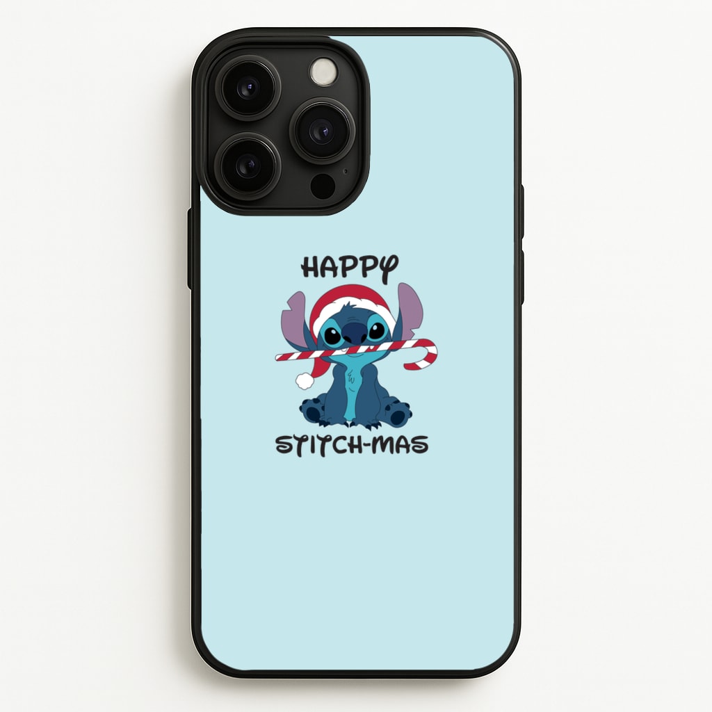 Happy Blue Alienmas - Christmas - Christmas Phone Case for iPhone 13 Pro Max