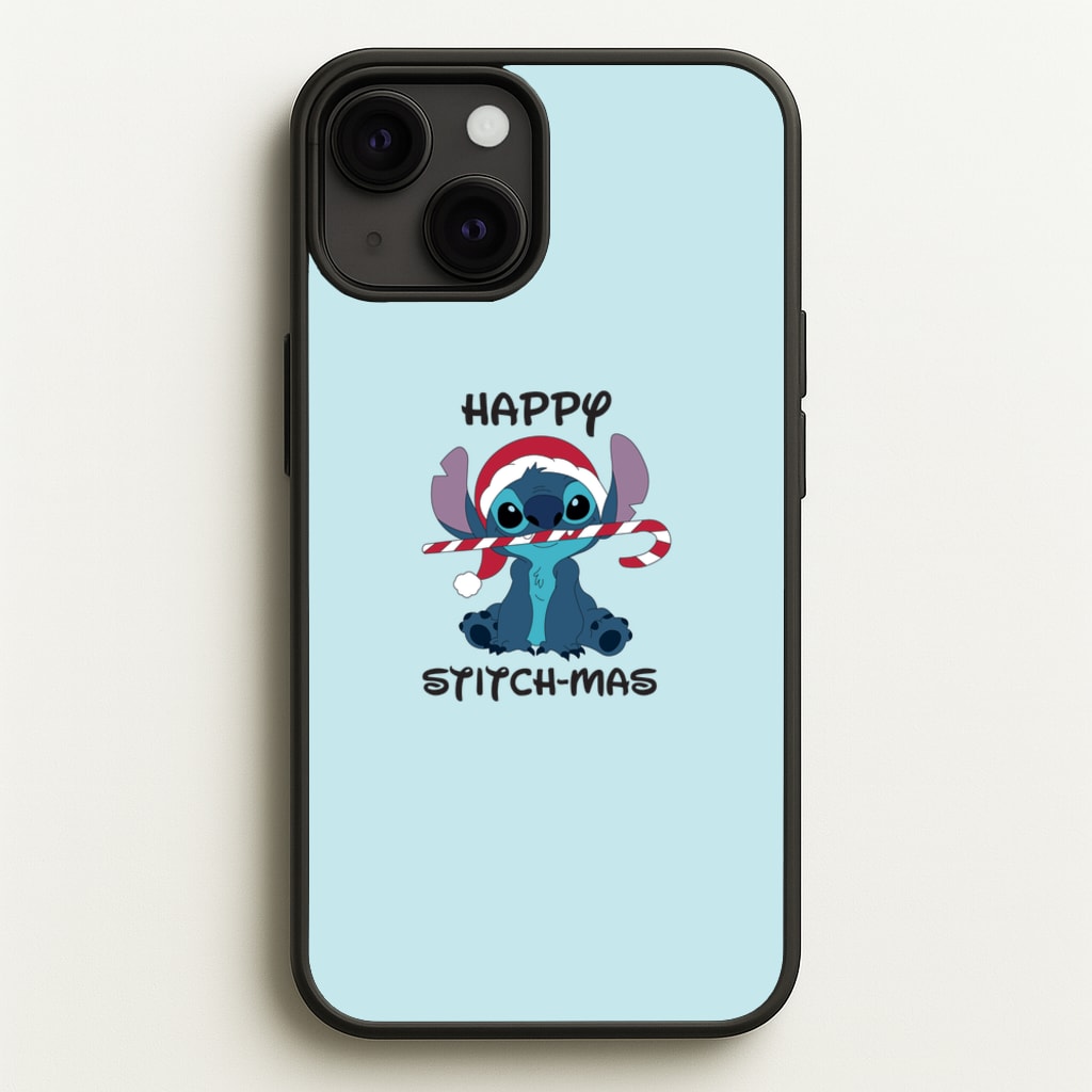 Happy Blue Alienmas - Christmas - Christmas Phone Case for iPhone 13 Mini