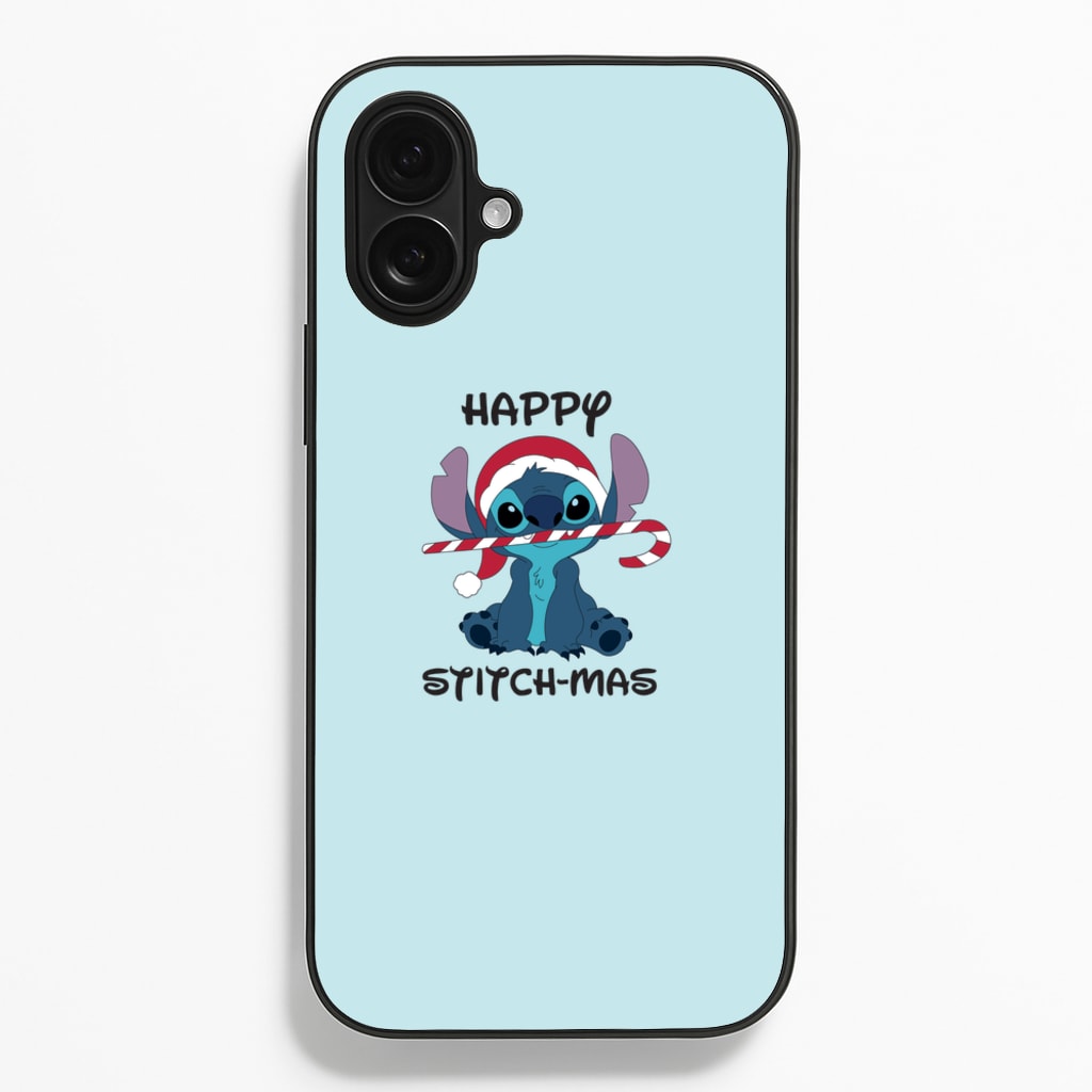 Happy Blue Alienmas - Christmas - Christmas Phone Case for iPhone 16 Plus