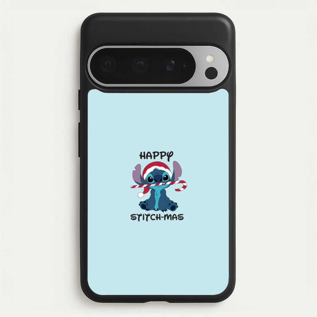 Happy Blue Alienmas - Christmas - Christmas Phone Case for Google Pixel 9 Pro XL