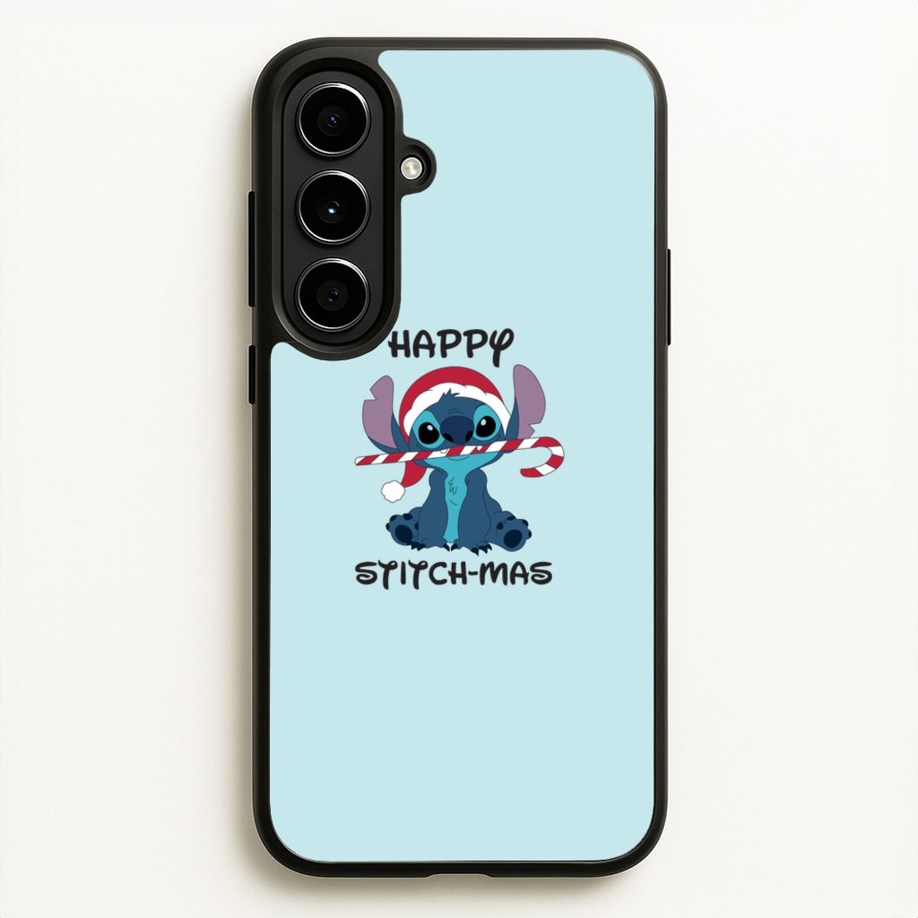 Happy Blue Alienmas - Christmas - Christmas Phone Case for Galaxy A56