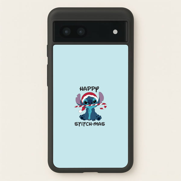Happy Blue Alienmas - Christmas - Christmas Phone Case for Google Pixel 7a