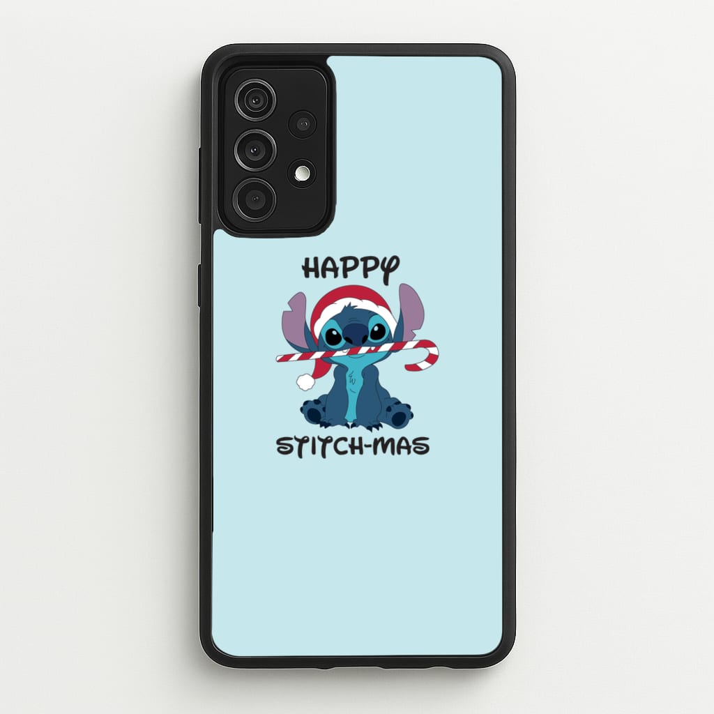 Happy Blue Alienmas - Christmas - Christmas Phone Case for Galaxy A52 / A52s