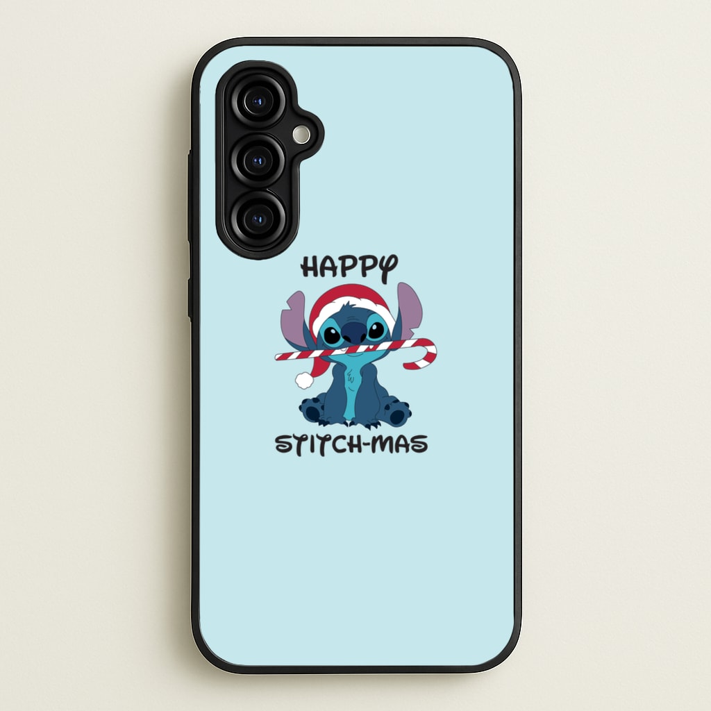 Happy Blue Alienmas - Christmas - Christmas Phone Case for Galaxy A54