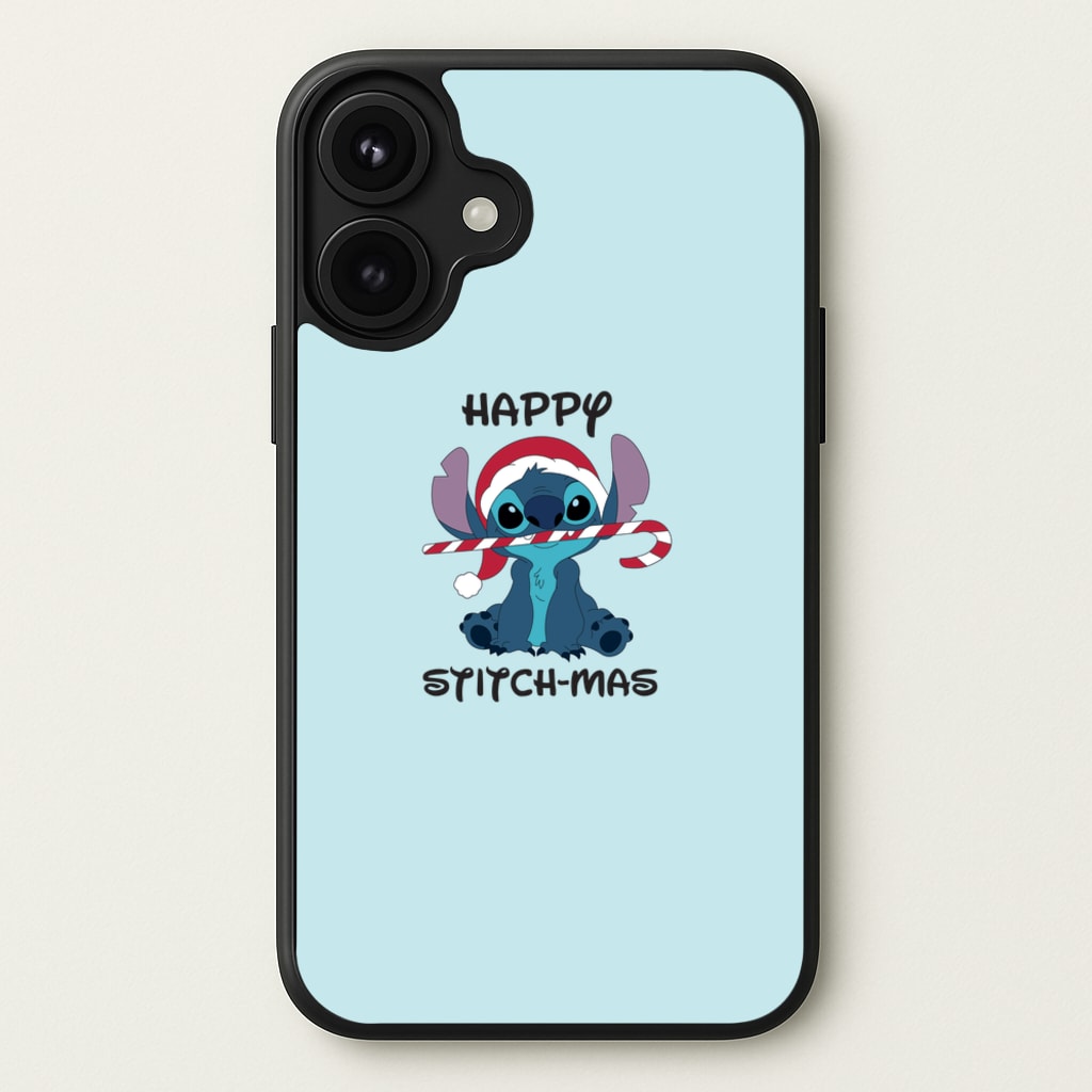Happy Blue Alienmas - Christmas Phone Case for iPhone 17