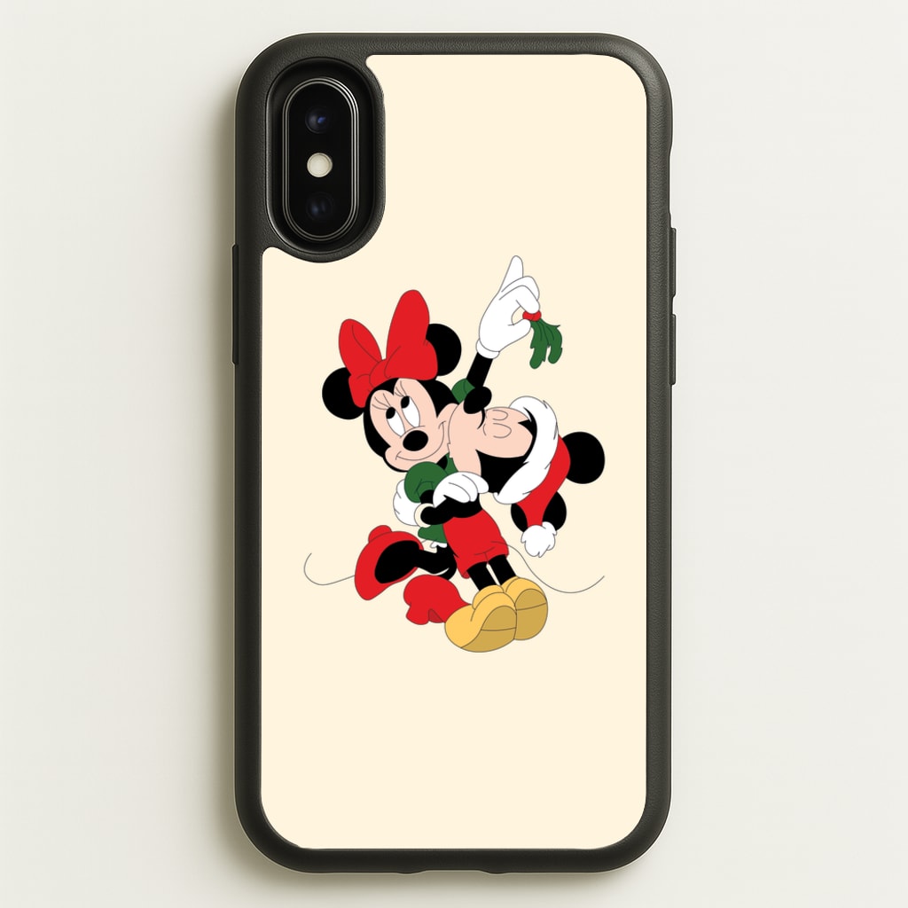 Mistletoe Fairytale Mice - Christmas - Christmas Phone Case for iPhone X / XS