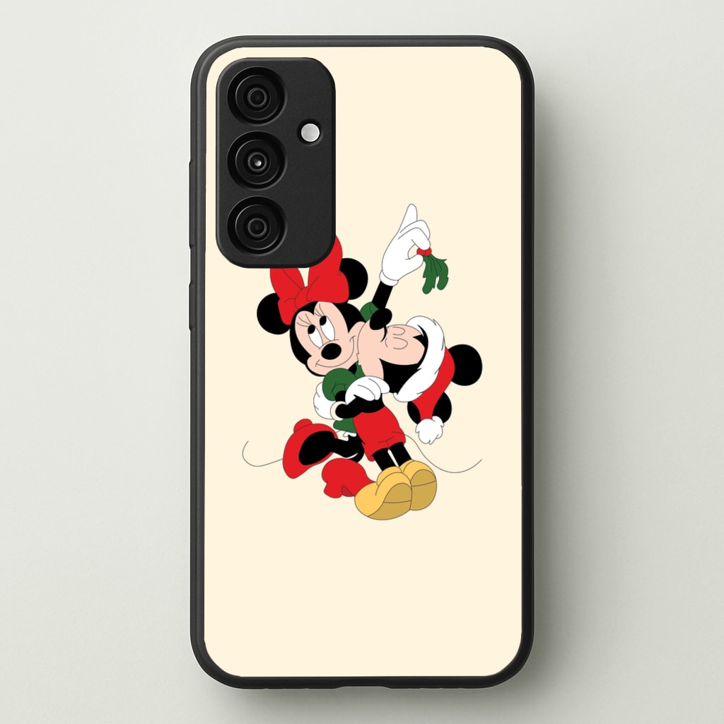 Mistletoe Fairytale Mice - Christmas - Christmas Phone Case for Galaxy A55