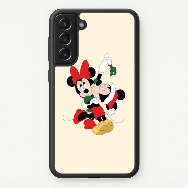 Mistletoe Fairytale Mice - Christmas - Christmas Phone Case for Galaxy S21FE