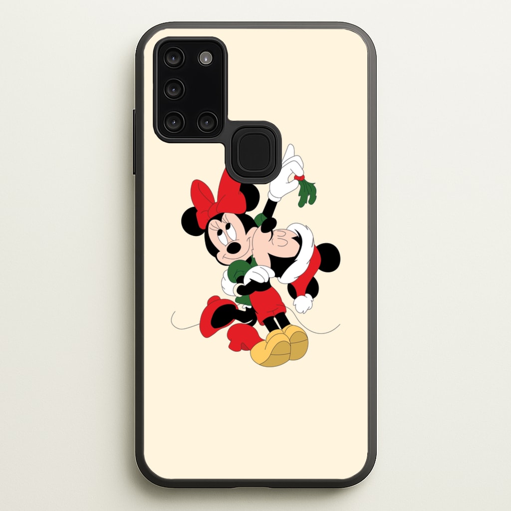 Mistletoe Fairytale Mice - Christmas - Christmas Phone Case for Galaxy A21s
