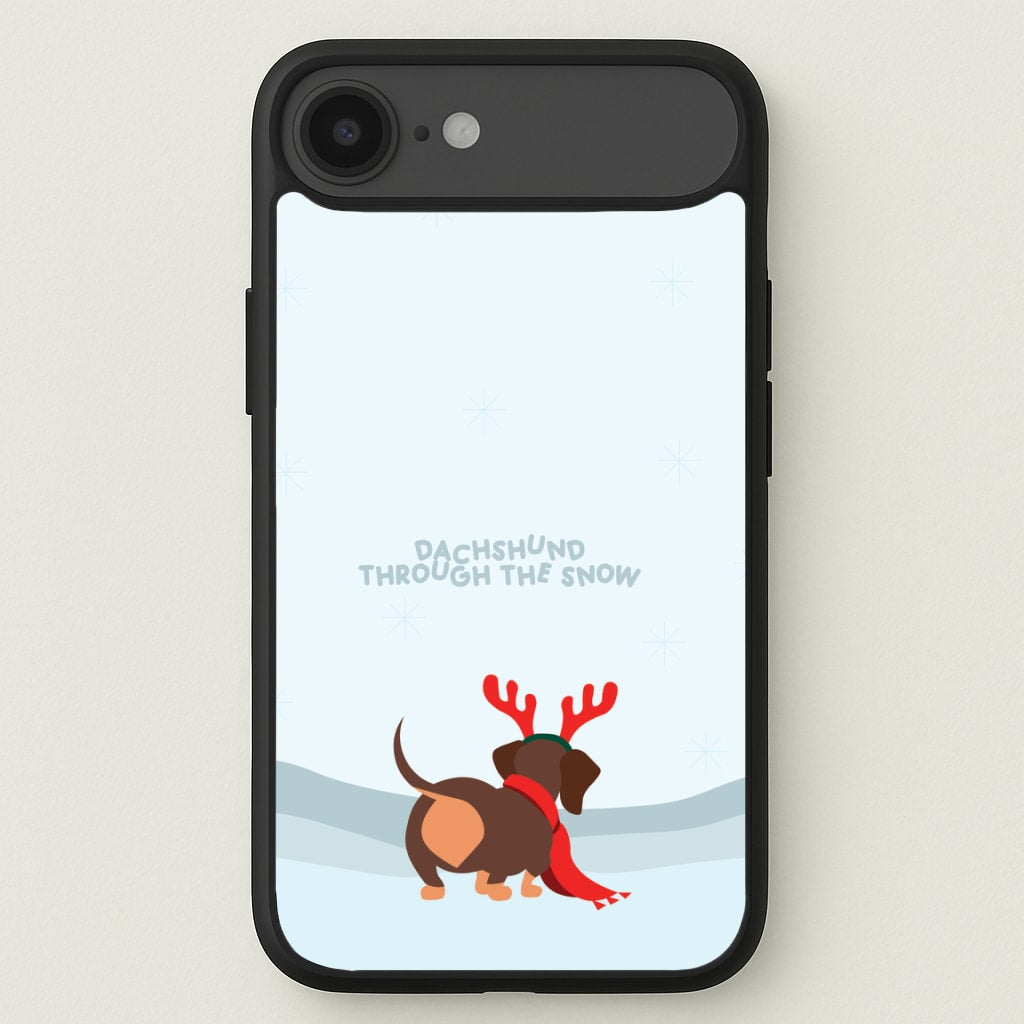 Dachshund Through The Snow - Christmas Phone Case for iPhone 17 Air