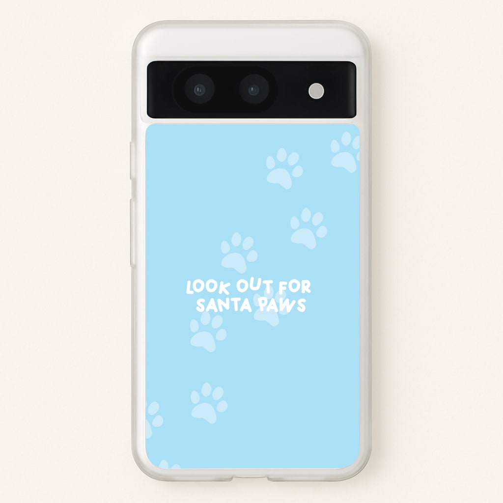 Santa Paws - Christmas - Christmas Phone Case for Google Pixel 8a