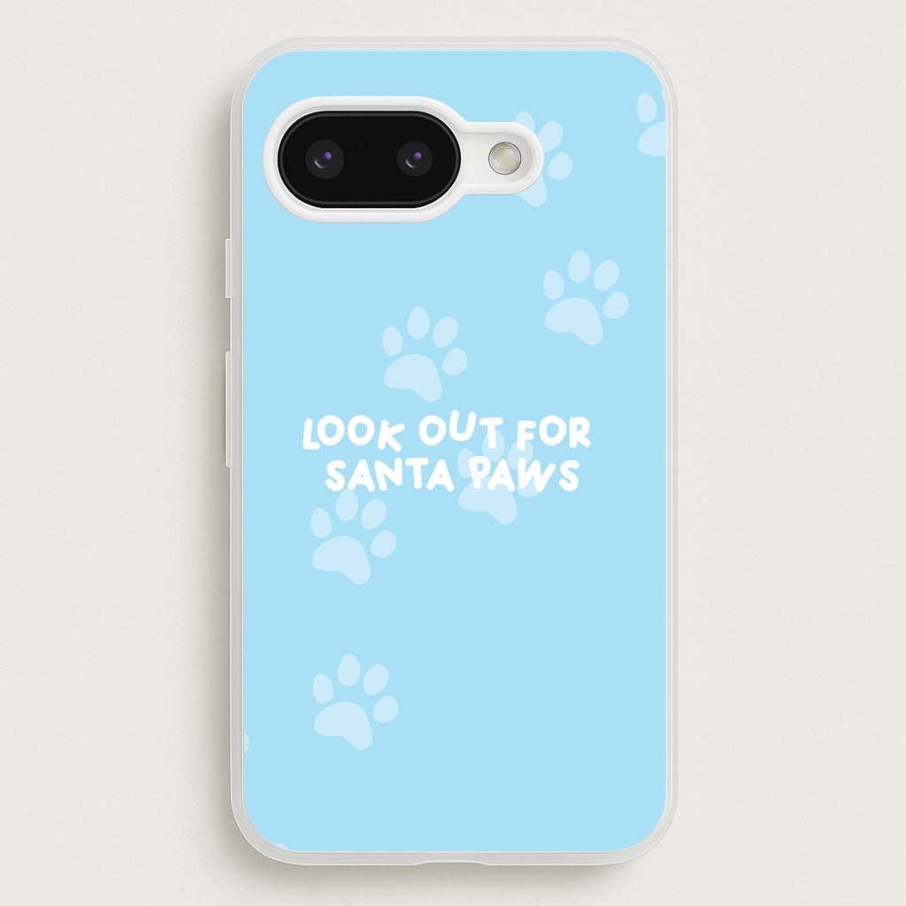Santa Paws - Christmas - Christmas Phone Case for Google Pixel 9a