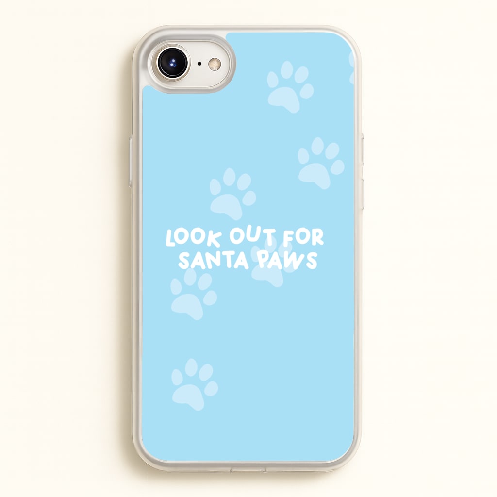 Santa Paws - Christmas - Christmas Phone Case for iPhone 6 / 7 / 8 / SE