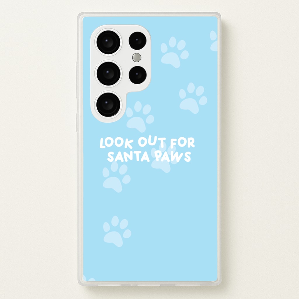 Santa Paws - Christmas - Christmas Phone Case for Galaxy S24 Ultra