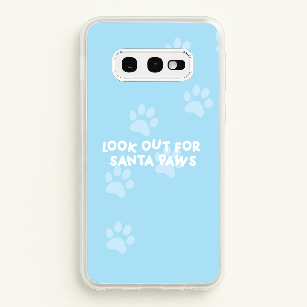 Santa Paws - Christmas - Christmas Phone Case for Galaxy S10e
