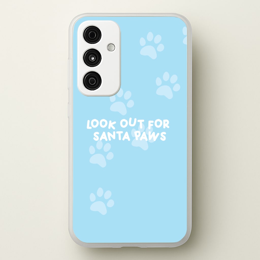 Santa Paws - Christmas - Christmas Phone Case for Galaxy A55