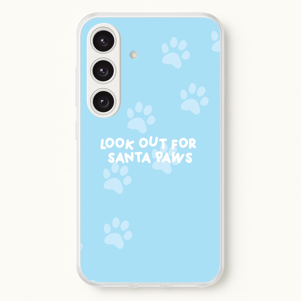 Santa Paws - Christmas - Christmas Phone Case for Galaxy S25 Plus
