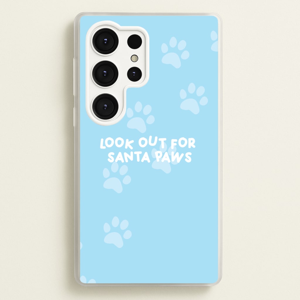 Santa Paws - Christmas - Christmas Phone Case for Galaxy S25 Ultra