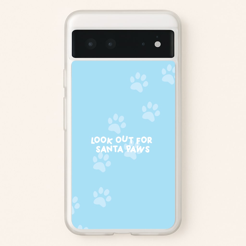 Santa Paws - Christmas - Christmas Phone Case for Google Pixel 6