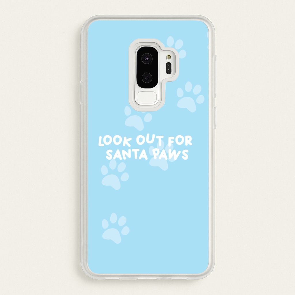 Santa Paws - Christmas - Christmas Phone Case for Galaxy S9 Plus