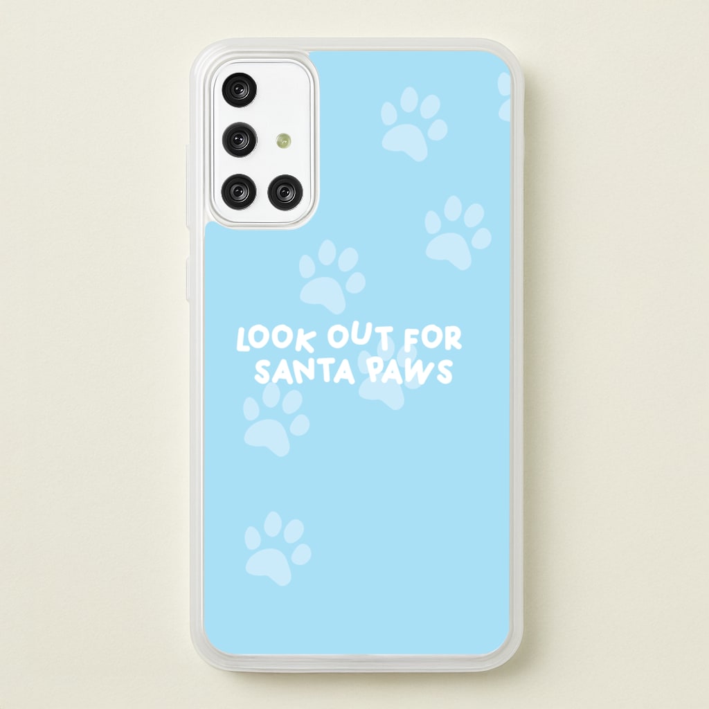 Santa Paws - Christmas - Christmas Phone Case for Galaxy A71