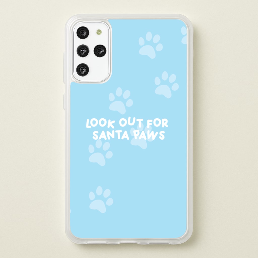 Santa Paws - Christmas - Christmas Phone Case for Galaxy S20 Plus
