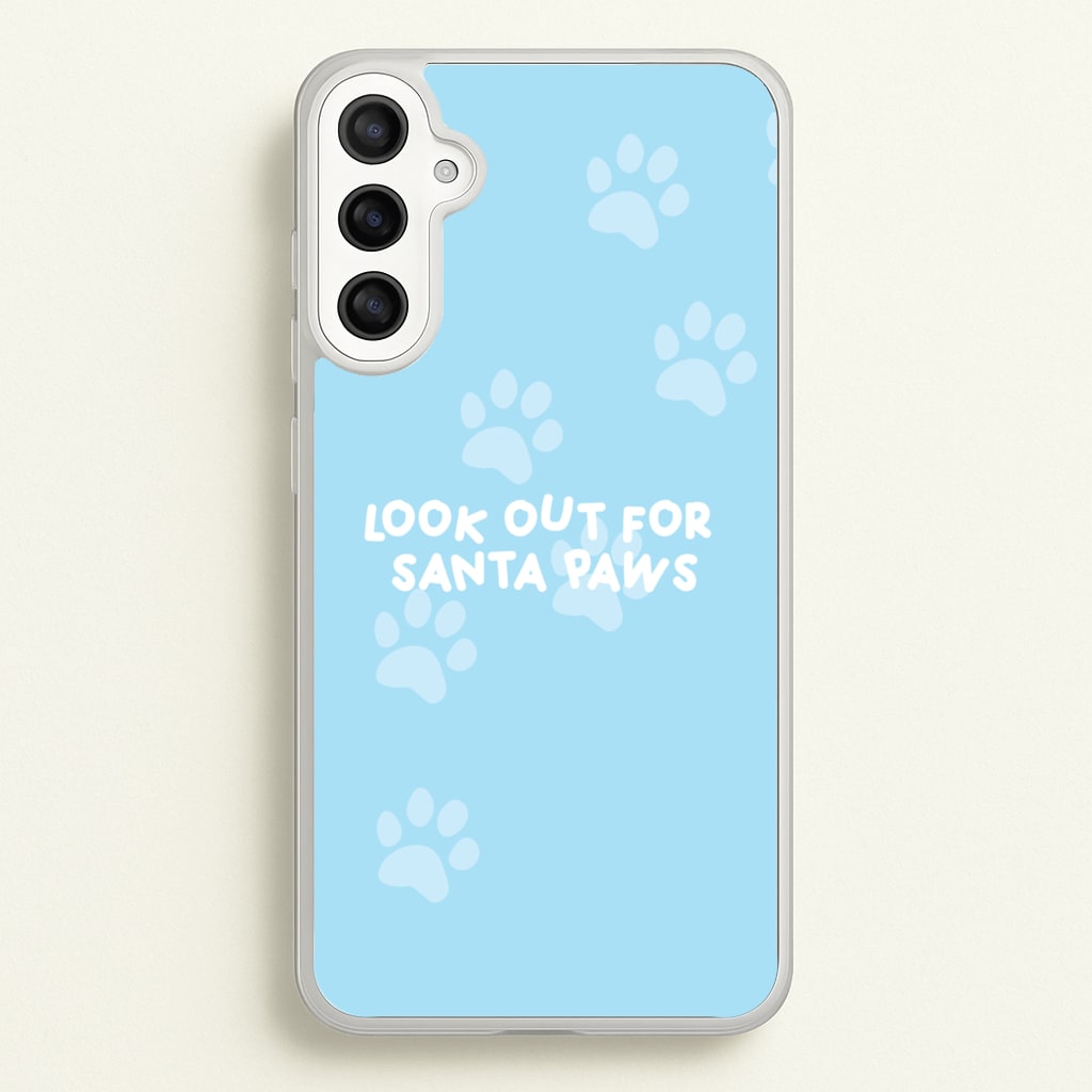 Santa Paws - Christmas - Christmas Phone Case for Galaxy A34
