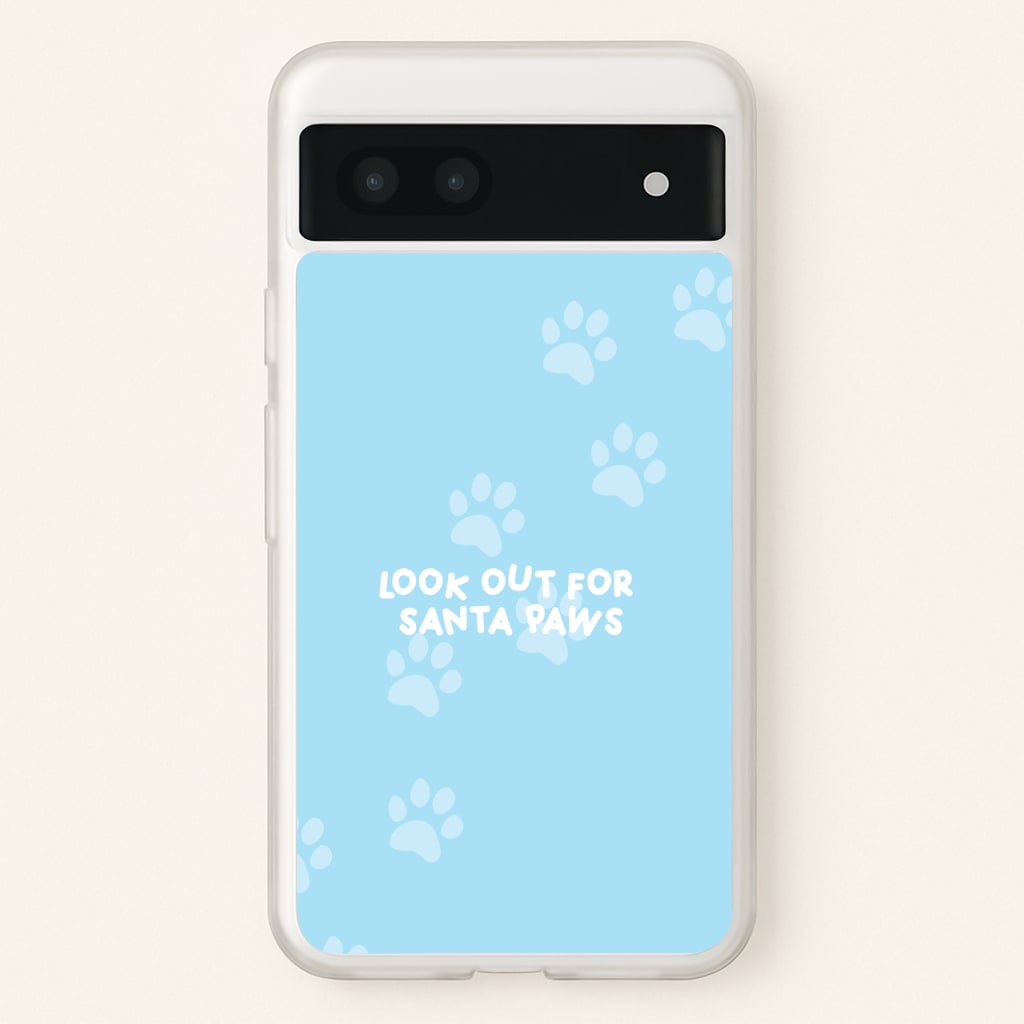 Santa Paws - Christmas - Christmas Phone Case for Google Pixel 7a