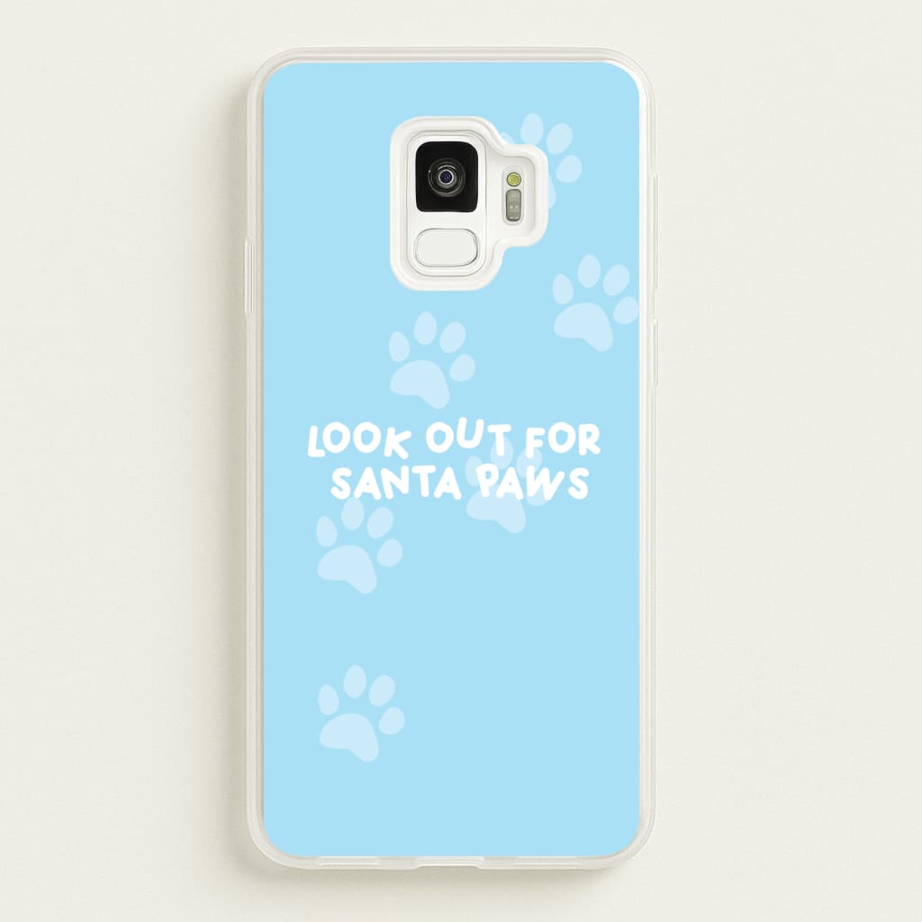 Santa Paws - Christmas - Christmas Phone Case for Galaxy S9