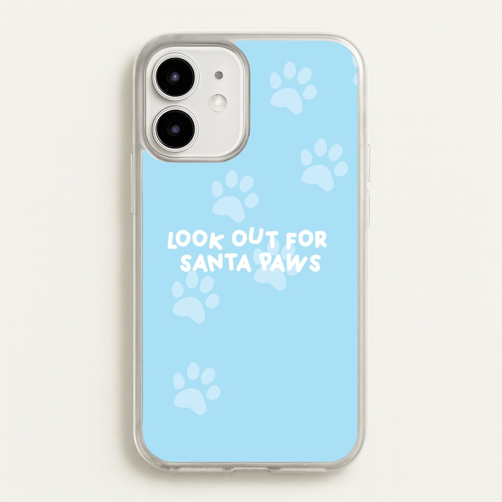 Santa Paws - Christmas - Christmas Phone Case for iPhone 12 / 12 Pro