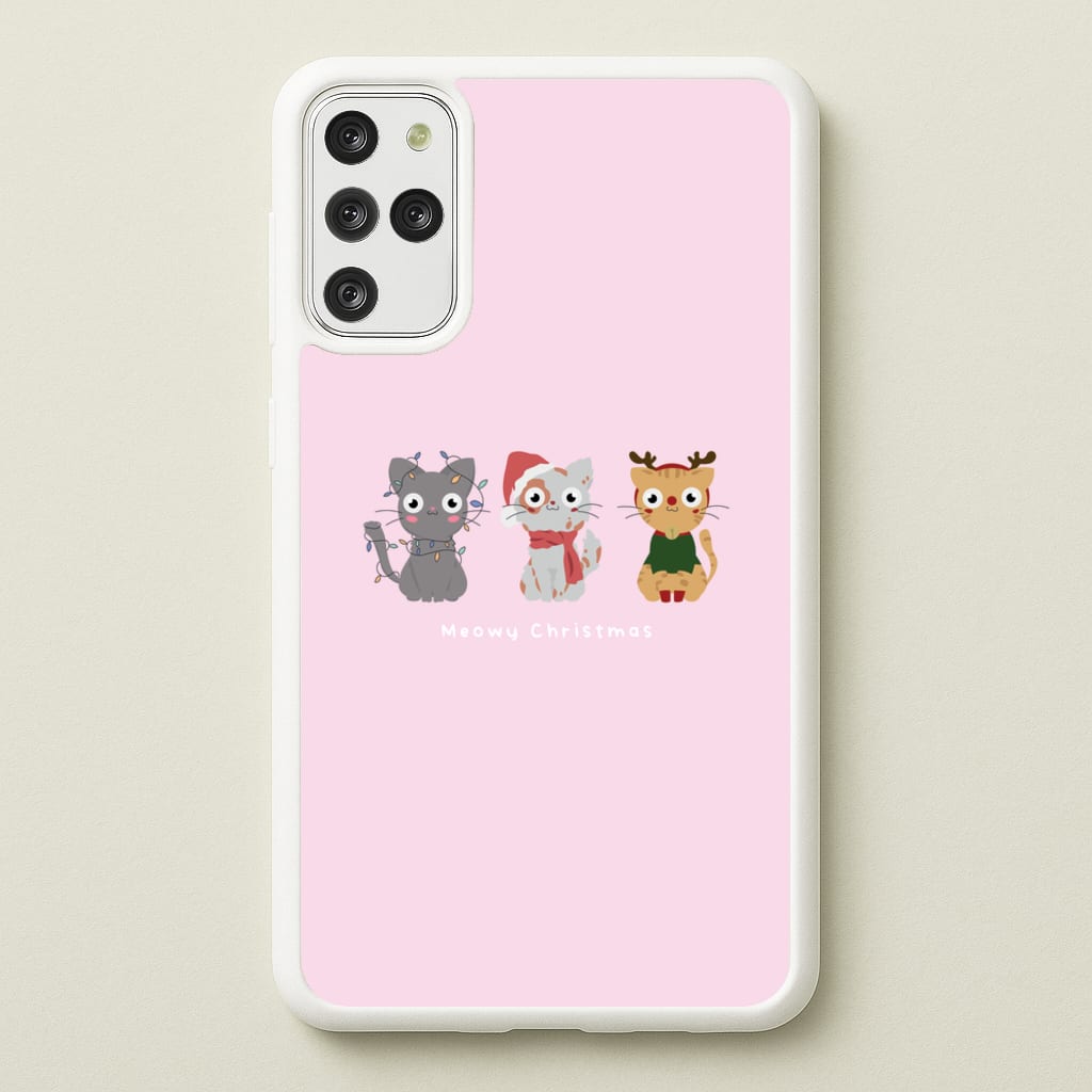 Meowy Christmas - Christmas Phone Case for Galaxy S20 Plus