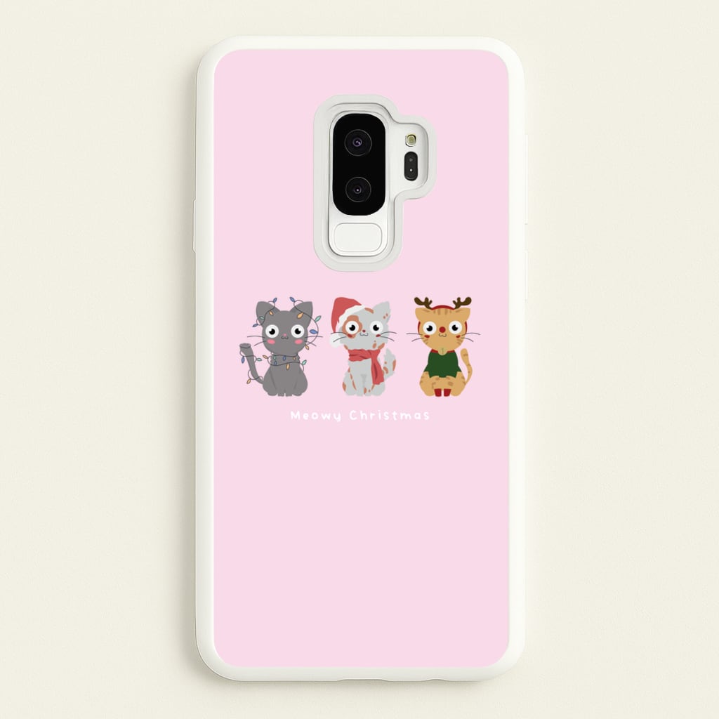 Meowy Christmas - Christmas Phone Case for Galaxy S9 Plus