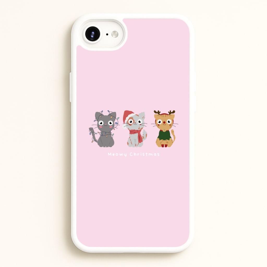Meowy Christmas - Christmas Phone Case for iPhone 6 Plus / 7 Plus / 8 Plus
