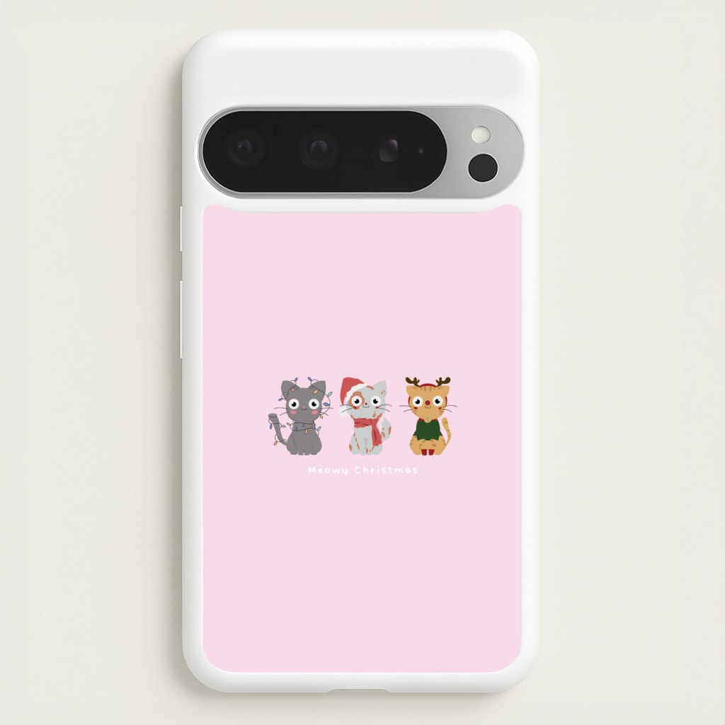 Meowy Christmas - Christmas Phone Case for Google Pixel 9 Pro XL